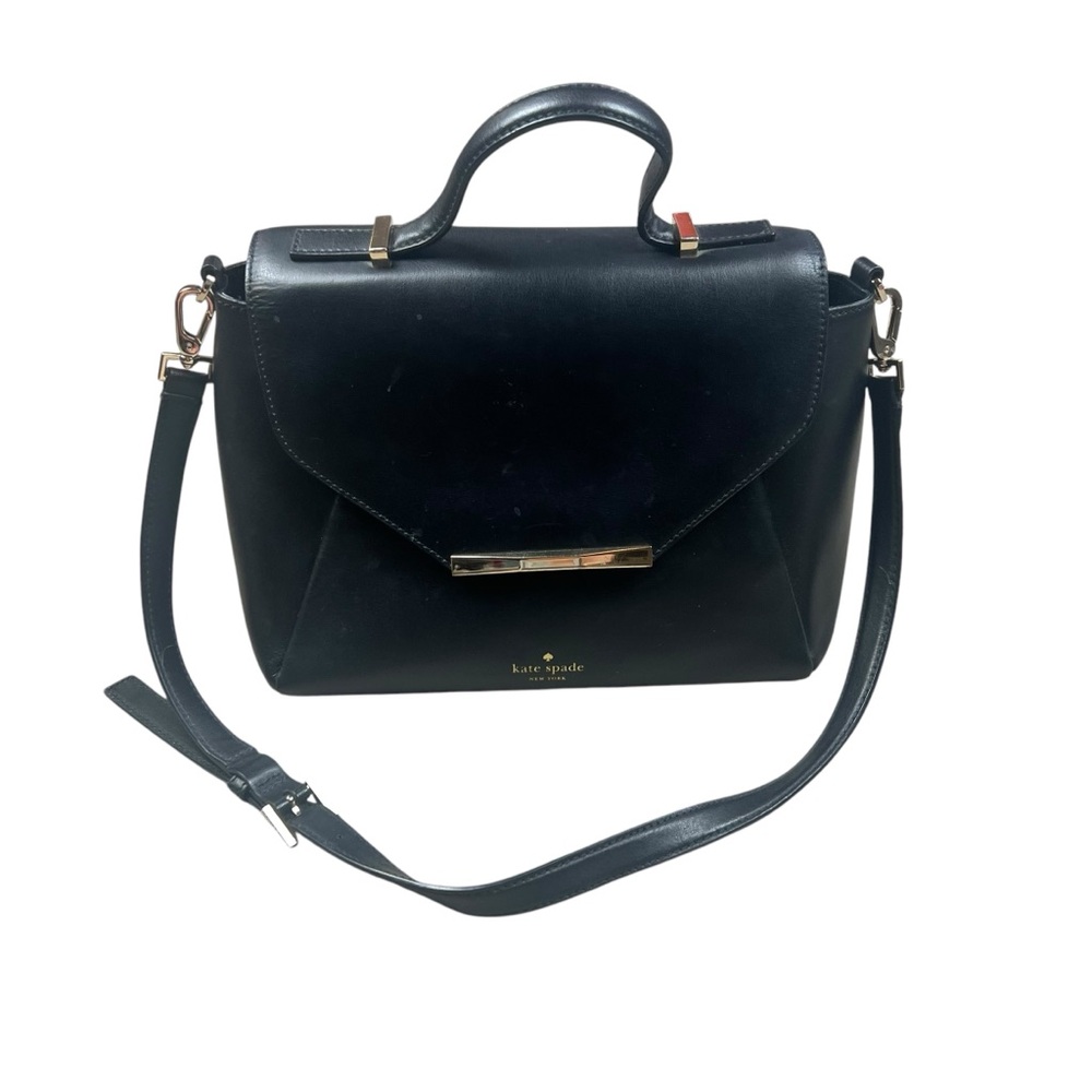 Kate Spade Camden Way Palermo Black Satchel / Crossbody Bag WKRU3616‎